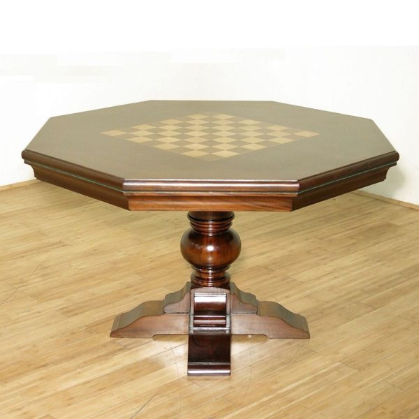 Mahogany Reversible Poker Game Table