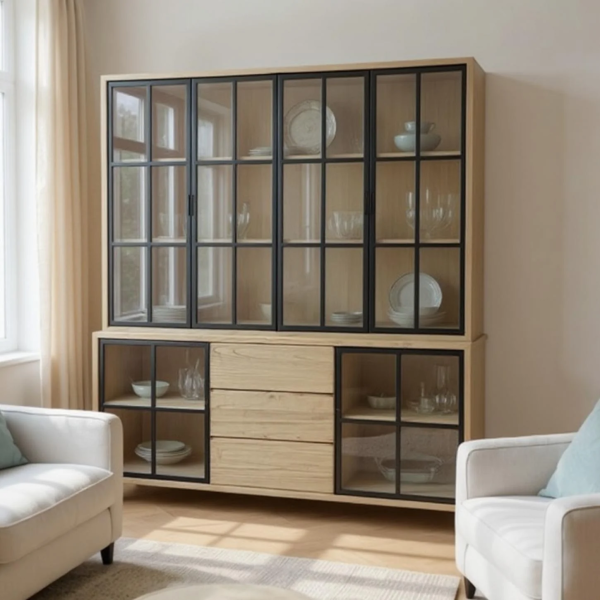 Pinggan Bookcase Teak Wood Indonesia Furniture