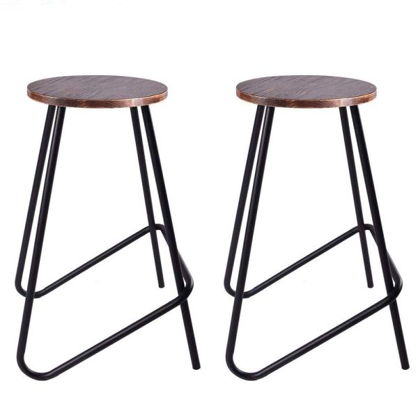 Riccardo Solid Wood Bar Stool